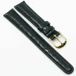 Uhrenarmband Leder Armband, echt Leder Uhrband, Ersatzband Schwarz 14mm