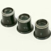 Uhrmacherlupe n, Augenlupe, Juwelier Okular Glaslinse 3er Set 5x 7x 10x Chromrad