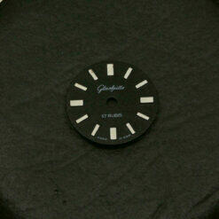 Zifferblatt für Glashütte 17 Rubis Ø13,90mm / Ziffernblatt DIAL ESFERA Schwarz