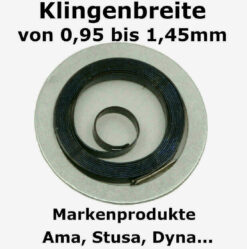 ZUGFEDER AUFZUGFEDER für Armbanduhren & Taschenuhren Aufzugsfeder Mainspring #2 Aufzugfedern