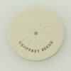 10x Zifferblätter, Watch Dials D: 25 mm Geoffrey Beene champagne NOS #110