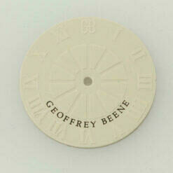 10x Zifferblätter, Watch Dials D: 25 mm Geoffrey Beene champagne NOS #110