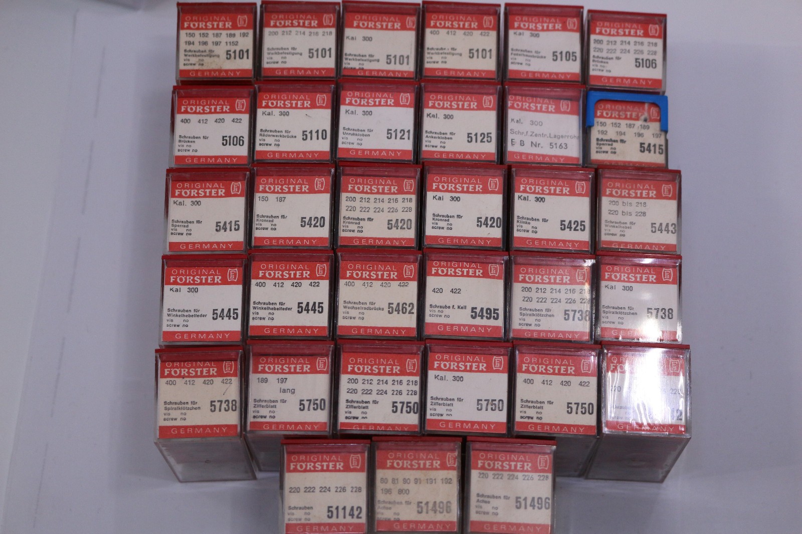 Förster BF Ersatzteile Watch Spare Parts Movement 200 300 400 Stems Springs NEW – Bild 11