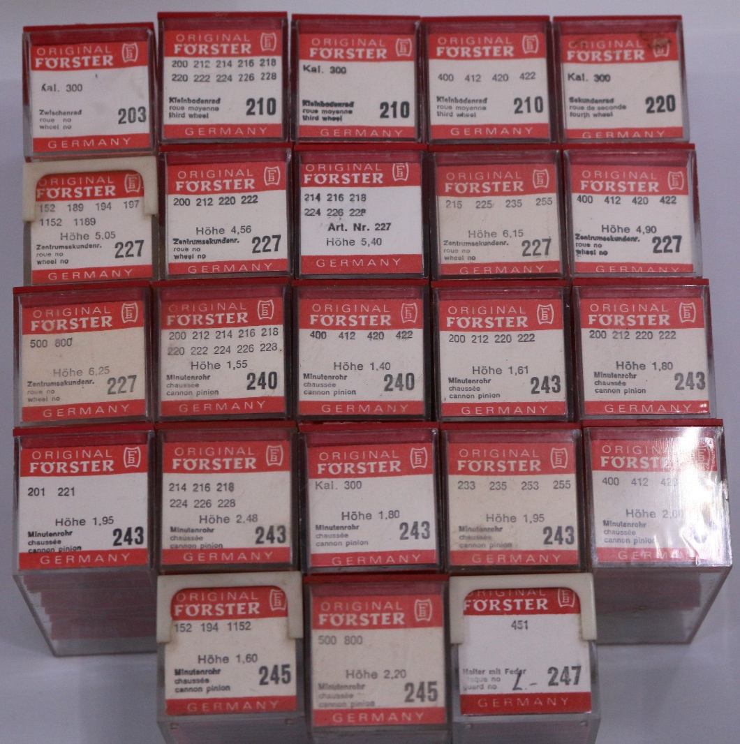 Förster BF Ersatzteile Watch Spare Parts Movement 200 300 400 Stems Springs NEW – Bild 4