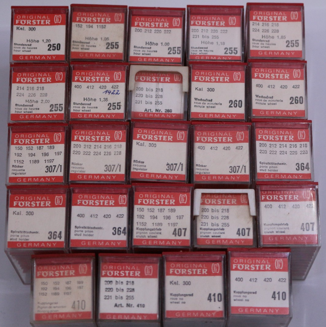 Förster BF Ersatzteile Watch Spare Parts Movement 200 300 400 Stems Springs NEW – Bild 5