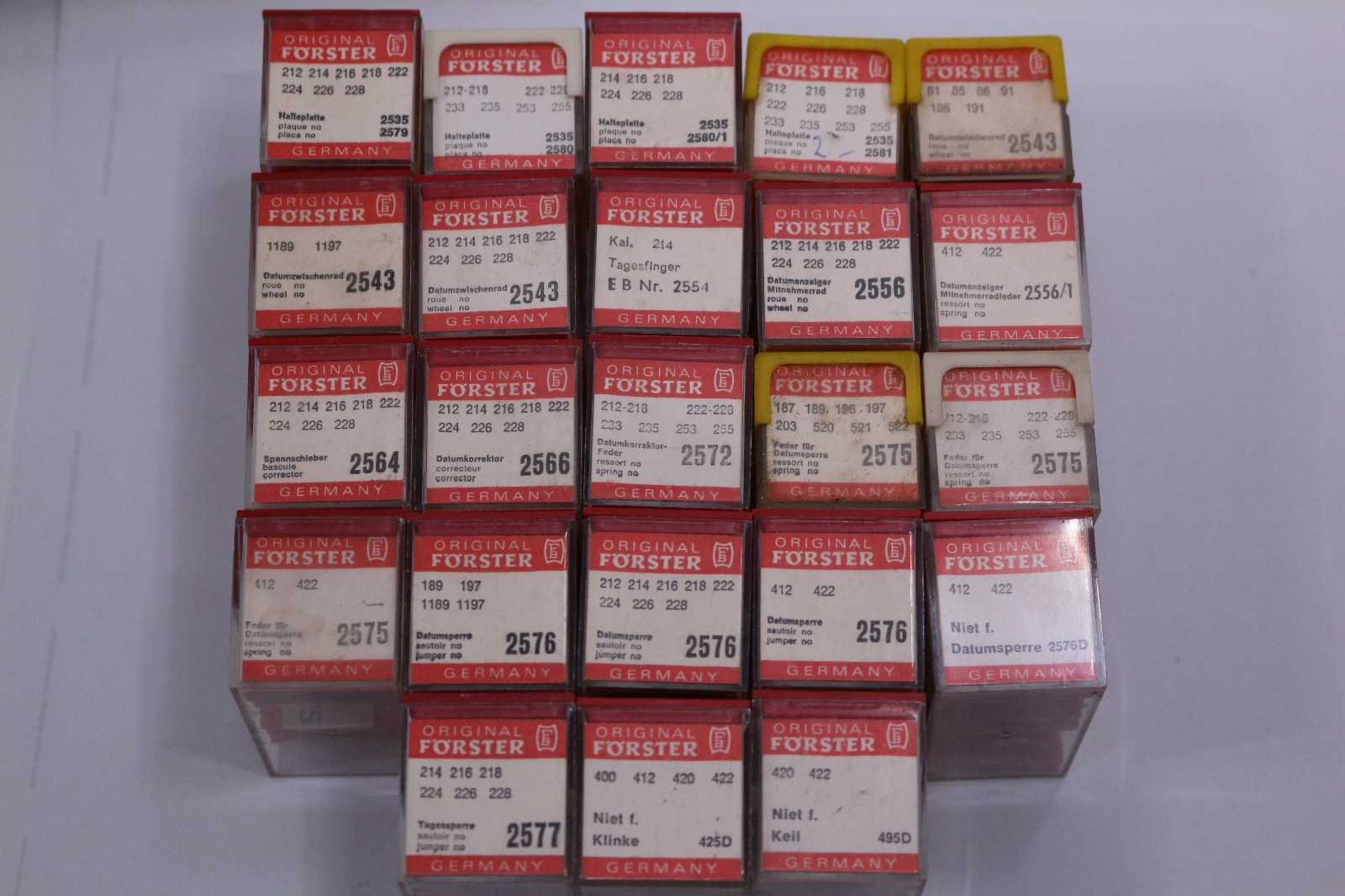 Förster BF Ersatzteile Watch Spare Parts Movement 200 300 400 Stems Springs NEW – Bild 10