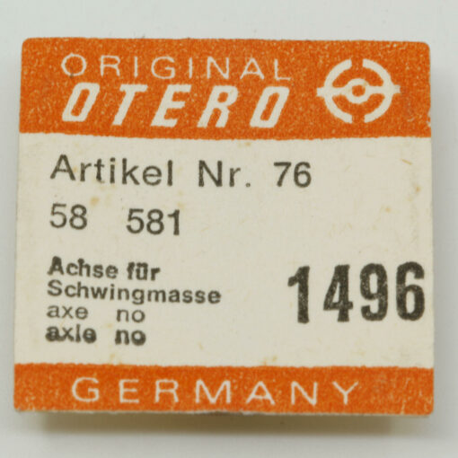 OTERO 58 Part 1496, Achse für Schwingmasse, Oscillating weight axle 581 – Bild 3