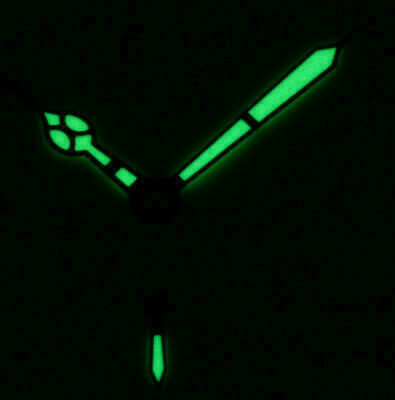 Alternative view of Watch hands ETA 6497 6498 12,5/17/5mm for Pilot Watches, Superluminova, IP black