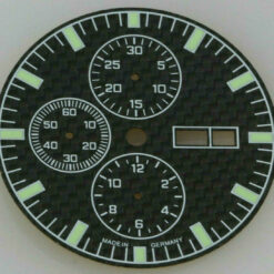 Carbon Zifferblatt für ETA VALJOUX 7750 / Carbon Watch Dial Cadran Esfera 35.0mm