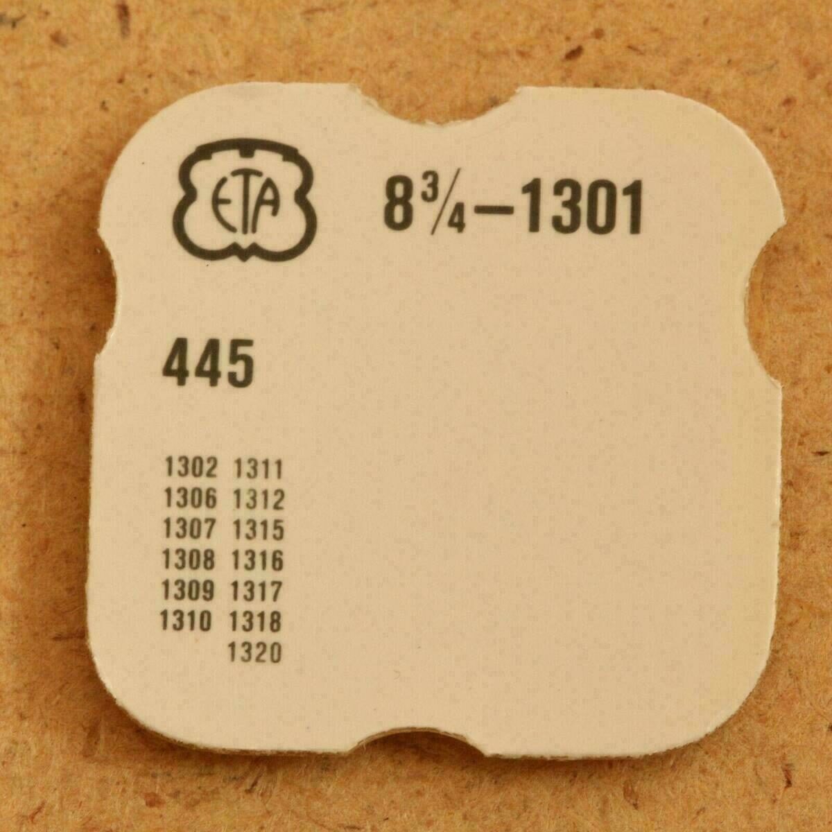 ETA 1301 Part 445 STELLHEBELFEDER, Setting lever spring, Ressort de tirette 1320