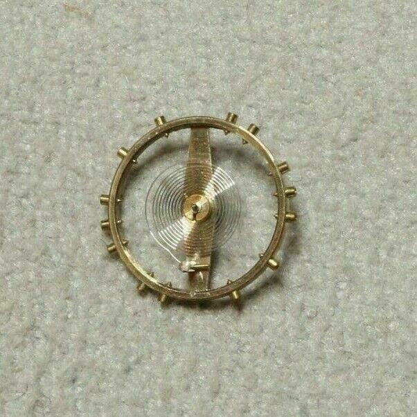 ETA 2512 PART 721 UNRUH, BALANCE COMPLETE WHEEL, SHOCKPROOF NOS ETA 2510