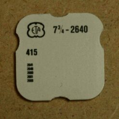 ETA 2640, Part 415 Sperrad, Ratchet Whell, Rochet Ref. 31.020 NOS ETA 2641, 2668