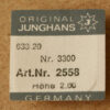JUNGHANS 633.20 PART 2558, Stundenrad mit Doppelzahnung, hour wheel h.200 NOS