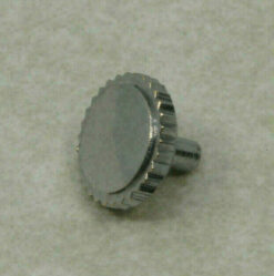 Langhals Krone Aufzugskrone ohne Dichtung verchromt 4.5 bis 6 mm watch crown
