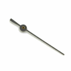 Sekundenzeiger / Second hand Steel Ø 0,20mm SCHWARZ 9mm aiguilles  #2009BG3
