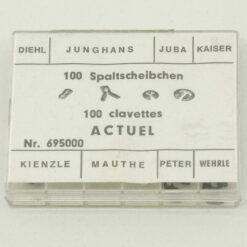 Spaltscheiben für Wecker, Tischuhr Wanduhr 100 Stück JUNGHANS KIENZLE MAUTHE #25