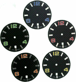Carbon Zifferblatt für 2824-2 2804-2 2801-2 / Carbon DIAL, CADRAN ESFERA