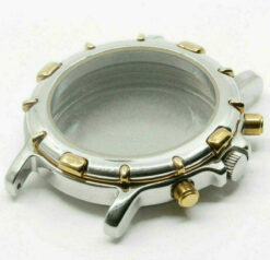 Chronograph WATCH CASE for ETA 251.262 S.STEEL 3 ATM LORENZ 38mm NOS