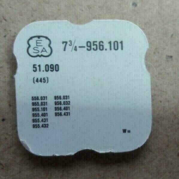 ESA / ETA 956.101 PART 445, Setting Lever Spring, Winkelhebelfeder 956.431 NOS