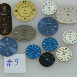 Glashütte Zifferblätter / GUB Ziffernblätter 12x Stück DIALS CADRAN ESFERA NOS