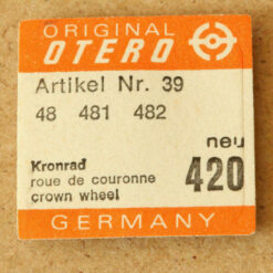 OTERO 48 Part  420, Kronrad, crown wheel, OTERO 481, 482 OTTO EPPLE NOS