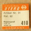 OTERO 62 PART 410 Kupplungsrad, winding pinion OTERO Watch Parts OTERO 262 362