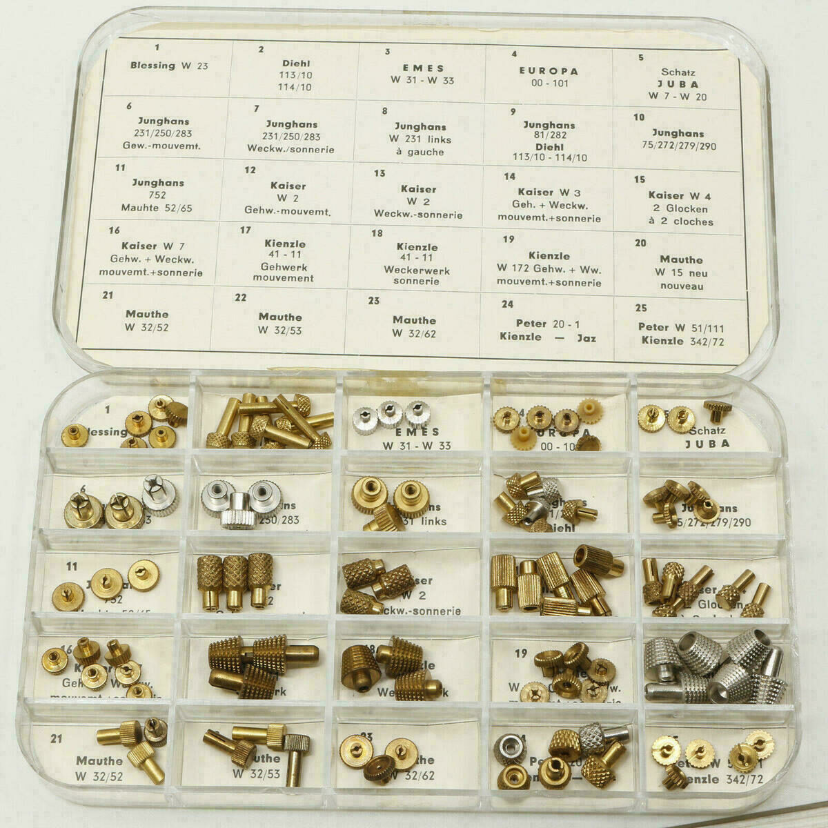 Richtknöpfe f deutsche Wecker Richtknopf JUNGHANS KIENZLE MAUTHE DIEHL EMES #25
