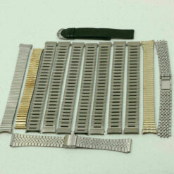 10  x Flexbänder - Uhrenarmbänder- Uhrmachernachlass - Lagerware - 20mm - #03