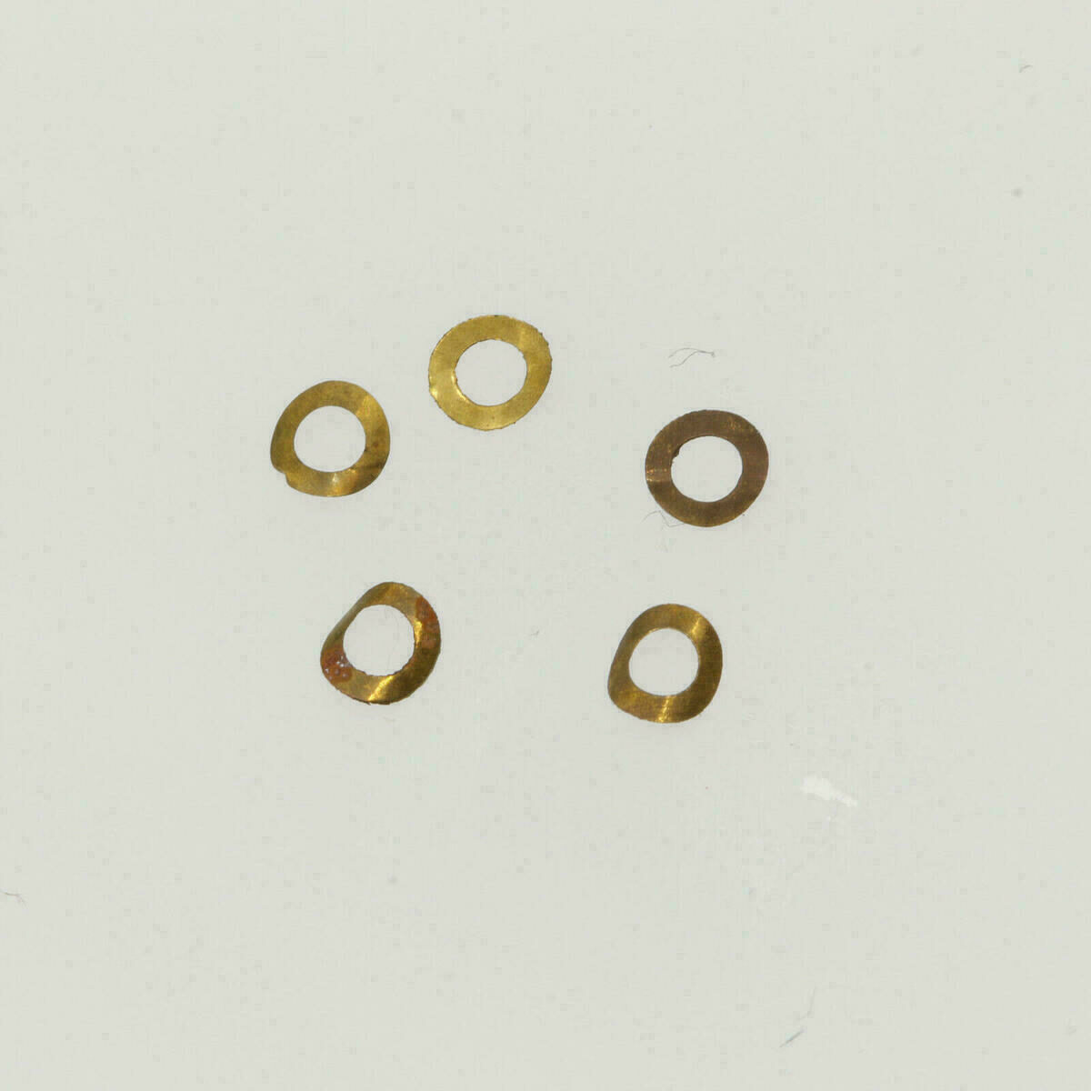 Bettlach EB 8400 Spreizfedern, 5 Stück für Stundenrad / Stundenradfeder NOS