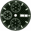 Carbon Zifferblatt für ETA VALJOUX 7750 / Carbon Watch Dial Cadran Esfera 30.8mm