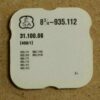 ESA / ETA 935.112 PART 450 /1 Setting Wheel Zeigerstellrad ETA 965.112 965.312