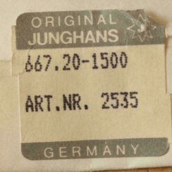 JUNGHANS 667.20 PART 2535 Halteplatte Datumanzeiger, Date indicator guard
