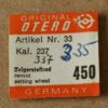 Otero 237 Part 450 Zeigerstellrad, Setting Wheel, EPPLE / OTTO / Otero 335, 337