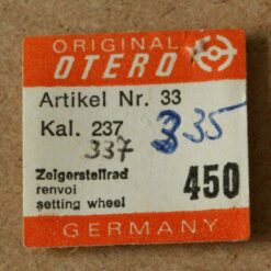 Otero 237 Part 450 Zeigerstellrad, Setting Wheel, EPPLE / OTTO / Otero 335, 337