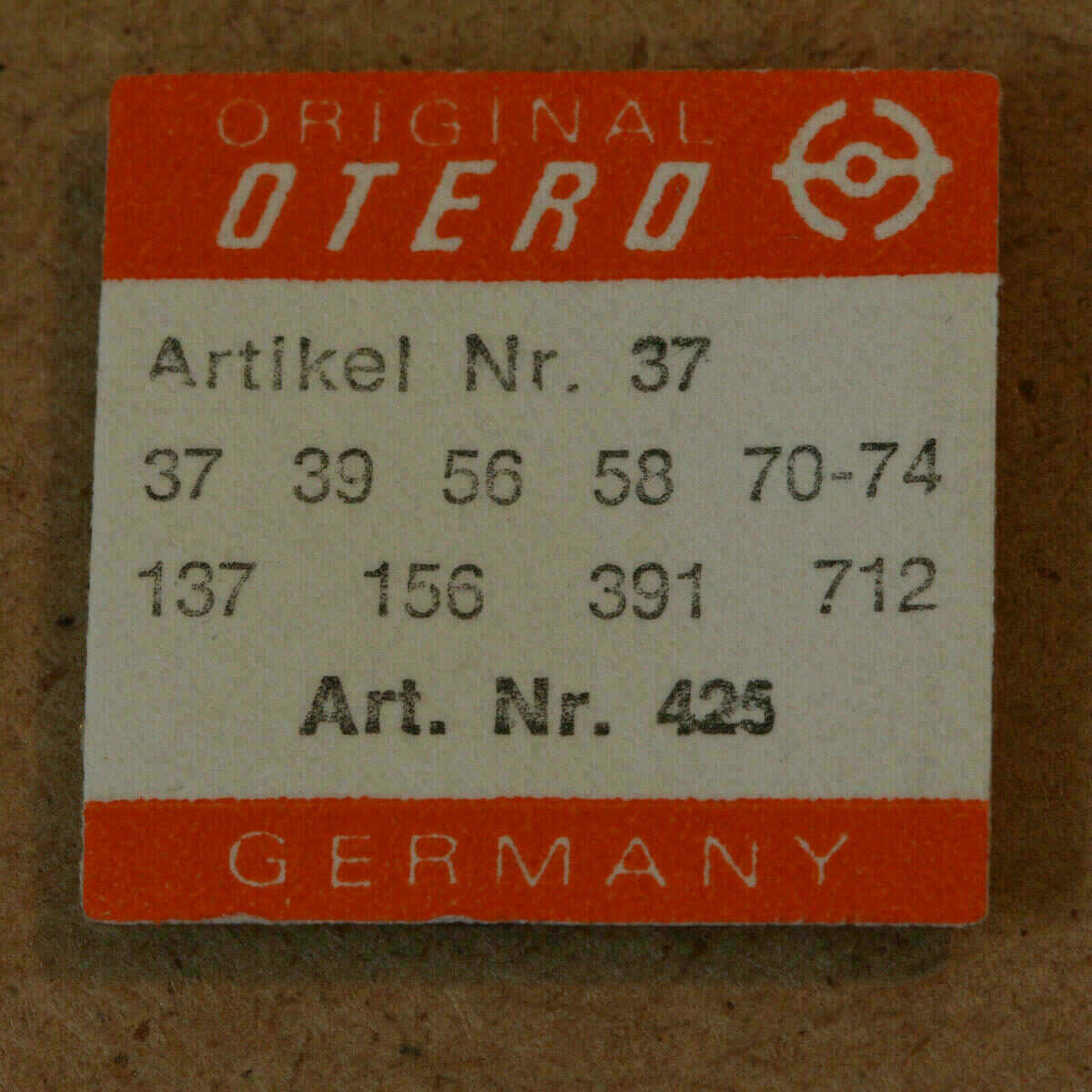 OTERO 37 PART 425 Sperrkegel ( klinke ) click, 39 56 58, 70-74, 137 156 391 712
