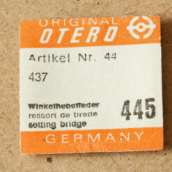 OTERO 437 PART 445 Setting Lever Spring, Winkelhebelfeder OTERO 334 OTTO EPPLE