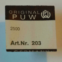 PUW 2500 Part 203, Zwischenrad, Intermediate Wheel and pinion, Rueda intermedia