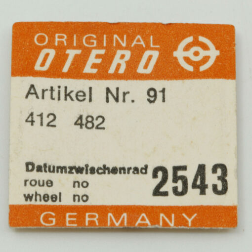 OTERO 412 Part 2543 Datum-Zwischenrad, Intermediate date wheel,OTERO 482 – Bild 4