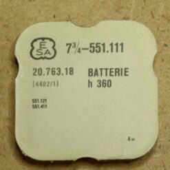 ESA / ETA 551.111 Part 4402/1, Batterie H 360 ETA 551.121 / ETA 551.411