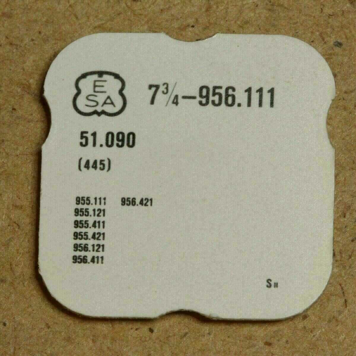 ESA / ETA 956.111 PART 445, Setting Lever Spring, Winkelhebelfeder 956.421 NOS