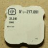 ETA 277.001 PART 260 Ruota minuti - Minute wheel Ref. 31.041 AS 577.301 - NOS -