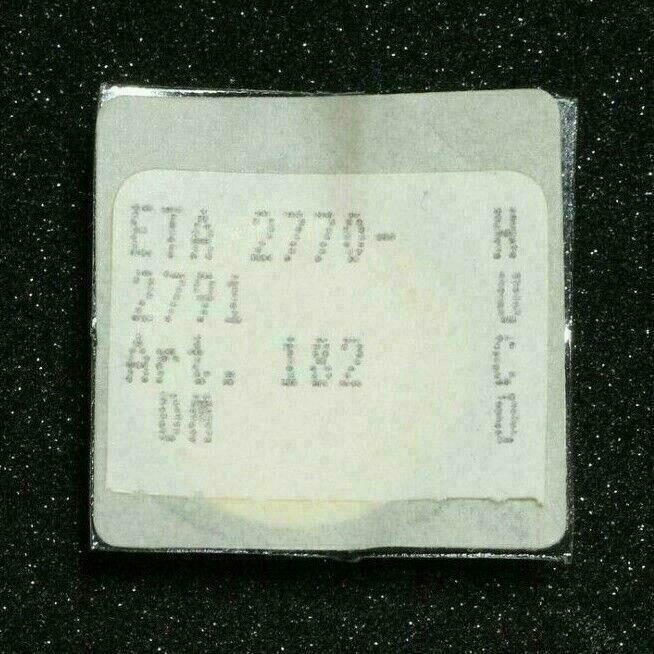 ETA 2770 PART 182 Barrel and cover ETA 2771 2772 2773 2774 2776 2778...2791