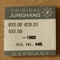 JUNGHANS 633.00 PART 445 Stellhebelfeder, setting lever spring 633.01 633.50 NOS