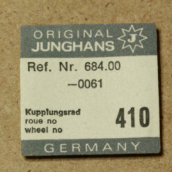 JUNGHANS 684.00 PART 410 Kupplungsrad, winding pinion, pignon de remontoir  NOS