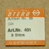 OTERO 334 Part 401 winding stem, Aufzugswelle, tige de remontier OTTO/ EPORA NOS