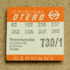 OTERO 62 PART 730 /1 , Hebelscheibe ( Doppelscheibe), roller, 162, 236, 337 362