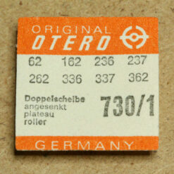 OTERO 62 PART 730 /1 , Hebelscheibe ( Doppelscheibe), roller, 162, 236, 337 362