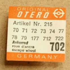 OTERO 70 PART 702, Ankerrad, escape wheel 71, 72, 73, 74, 77, 78, 79 177 712 722