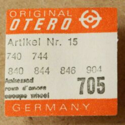 OTERO 844 PART 705, Ankerrad, escape wheel, roue d`ancre 740 744 840 846 904 NOS