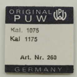 PUW 1075 Part 260 Wechselrad, Minute Wheel, Rueda de minuterìa, PUW 1175, NOS